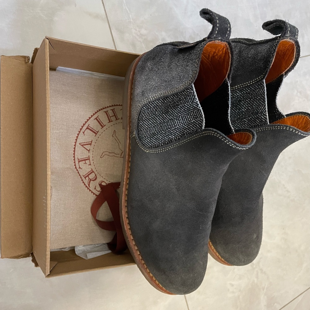 Penelope Chilvers Safari Ankle Boots SLVR/ARGNT size 40